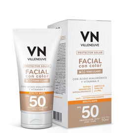 Vn Protector Solar Facial Tono Claro Fps50 50 ml