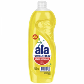 Detergente Líquido ALA + Concentrado Limón Botella 500 ml