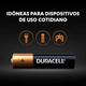 Pilas Alcalinas Duracell AAA Blister de 4 Unidades