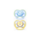 Chupete Avent Ultra Air Deco 0-6M Amarillo Y Celeste X2