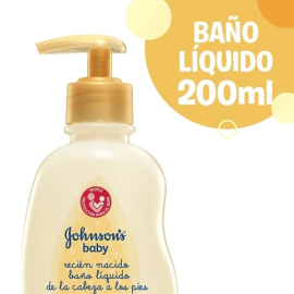 Johnsons Baby Baño Liquido Recien Nacidos 200 ml