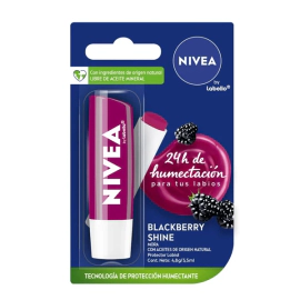 Nivea Lapiz Labial Labello BlackBerry Shine x 4.8 gr