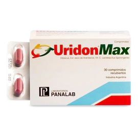 Uridon Max Suplemento Dietario Arándano Y Vitamina C 30 comp Unico