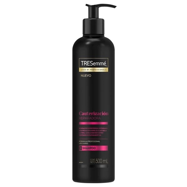 Shampoo Dosificador Tresemmé Cauterización Reparadora x 500 ml