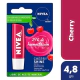 Nivea Protector Labial Humectante Cherry Shine Para Todo Tipo de Piel 4,8 Grs