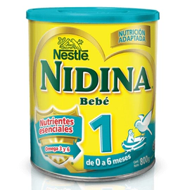Nidina Leche Infantil Bebe 1 Nf 800 gr