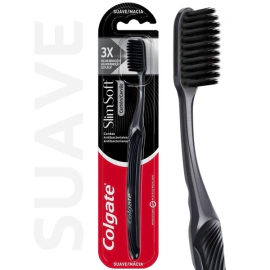 Colgate Cepillo Dental Slim Soft Black