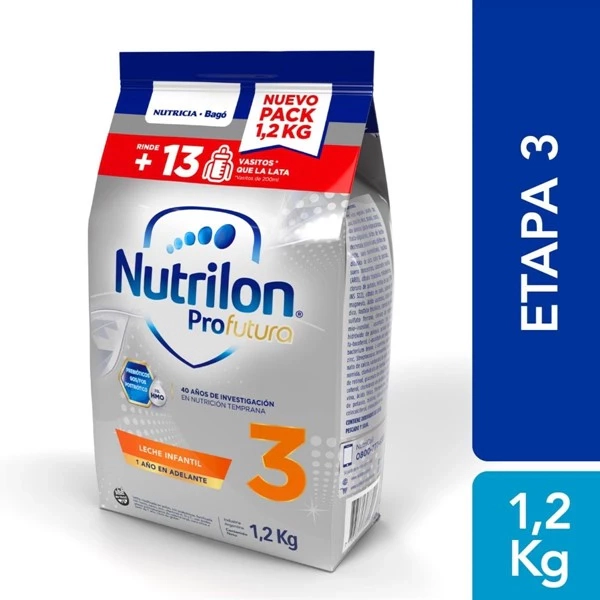 Leche infantil en polvo|a partir de los 12 meses |Pouch 1.2 kg|Nutrilon
