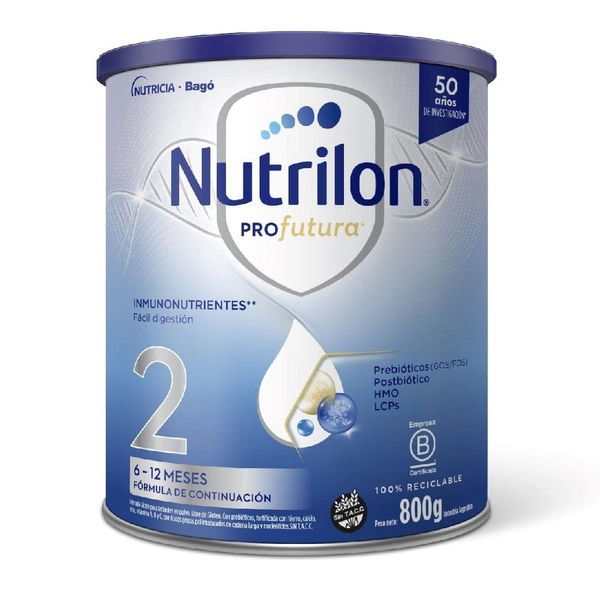 Nutrilon Fórmula Láctea Profutura 2 lata 800 grs