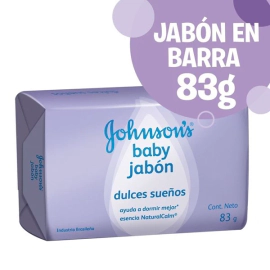 Johnsons Baby Jabón En Barra Dulces Sueños 83 Gr