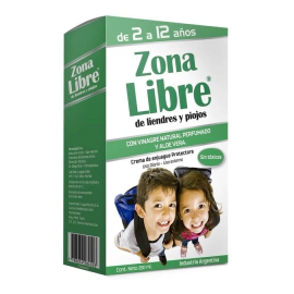 Zona Libre Para Liendres Y Piojos Crema Enjuague 200 ml