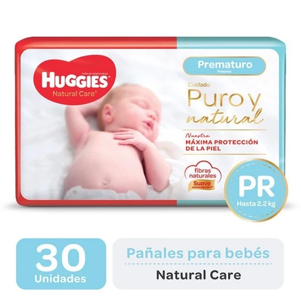 Huggies 30 Unidades Prematuro