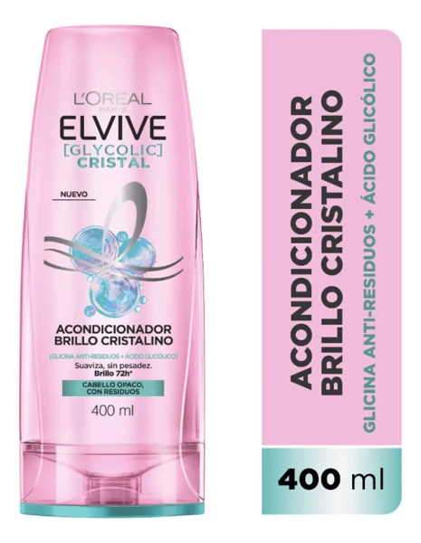 Acondicionador Elvive Glycolic Cristal x 400 ml