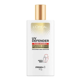 Protector Solar Uv Defender Fluido Invisible |Fps50+|L'oreal París | x 40 gr