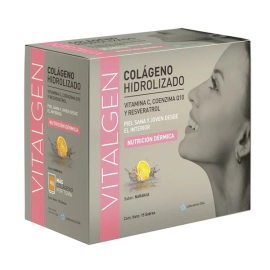 Vitalgen Colageno Hidrolizado Sabor Naranja 12 gr (15 Sobres)