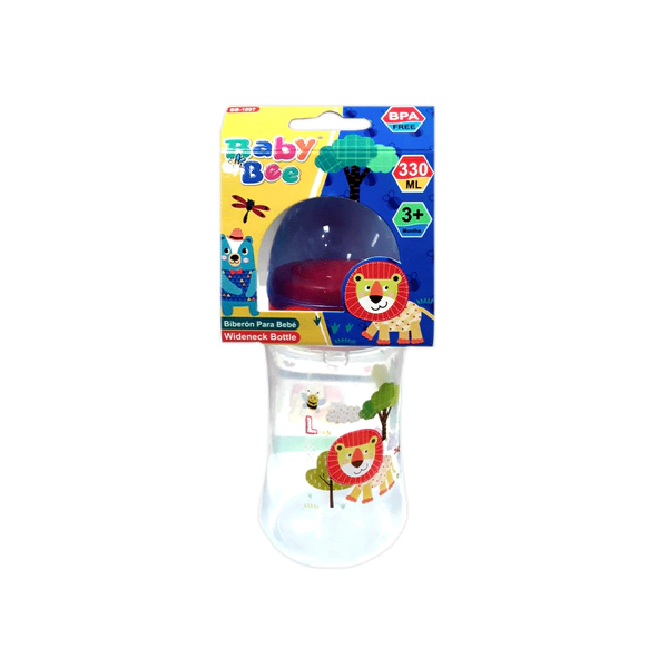 Mamadera Boca Ancha Baby Bee x 330 ml (Color Sujeto a Stock)