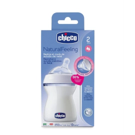 Chicco Biberon Natural Feeling Flujo Medio 2 meses 250 ml