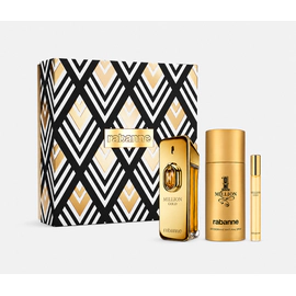 RABANNE MILLION GOLD MEN X100V PARFUM + DEO X150V + TRAVEL SIZE X10V COFRE