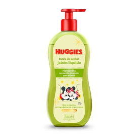 Huggies Jabón Líquido Hora de Soñar Manzanilla x 200 ml