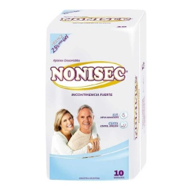 Nonisec Apósitos Incontinencia Fuerte Para Adultos 10 U