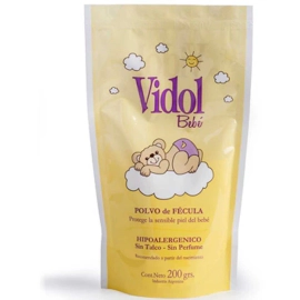 Vidol Bebé Polvo En Fécula Hipoalergénico Doy Pack 200g