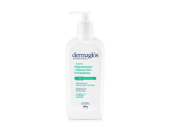 Crema Corporal Dermaglós Hidratación Absorción Inmediata 300G