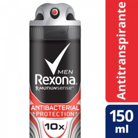 Rexona Desodorante Aerosol Men Antibacterial Proteccion 150 ml