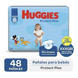 Huggies Protec Plus Xxxg 48 Unidades
