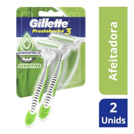 Gillette Prestobarba 3 piel Sensible 2 (Unidades)