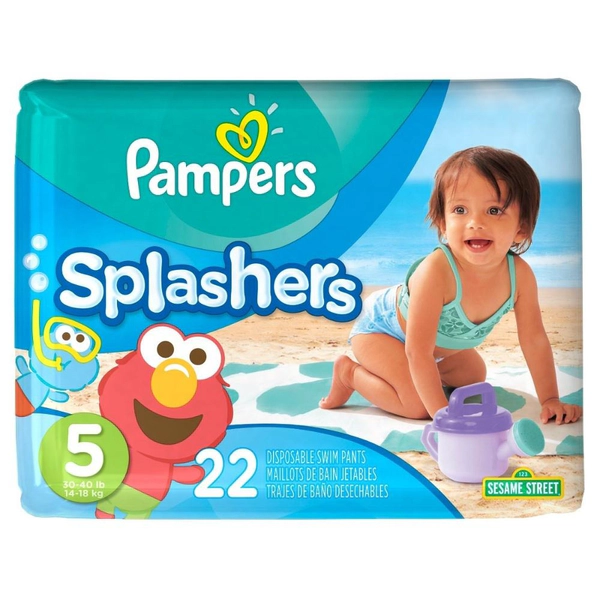 Splashers Pañal Para El Agua Talle M x 22 Un