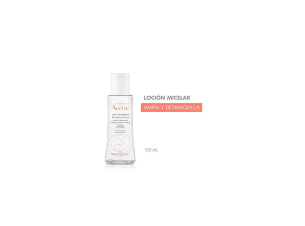 Avene Loción Micelar Limpiadora Desmaquillante 100Ml