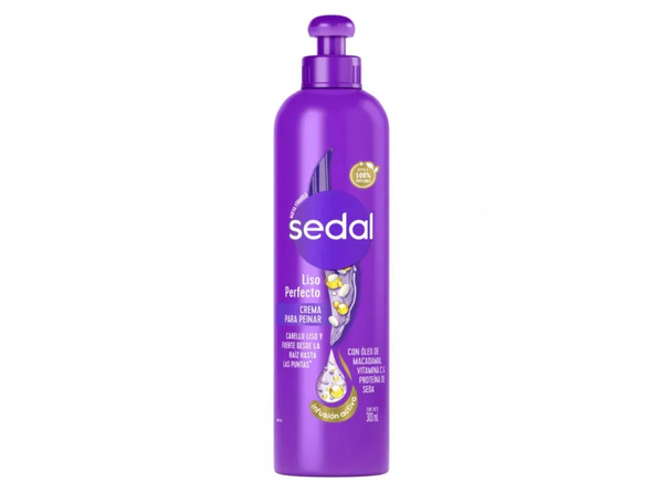 Crema Para Peinar Sedal Liso Perfecto X300Ml
