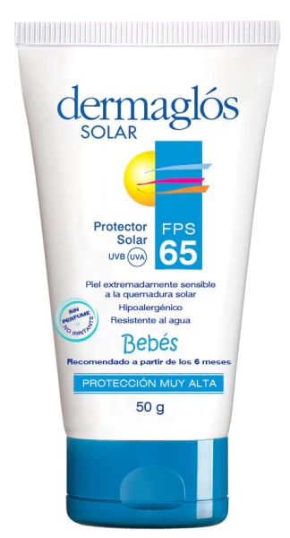 Protector Solar Bebés Dermaglós Fps 65 x 50 gr