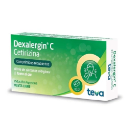 Dexalergin C Cetirizina | 10 comprimidos | Cetirizina