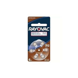 Rayovac Pila Audiologia Numero 312 (6 U)
