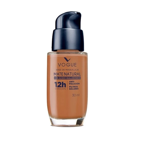 Vogue Base Líquida Mate Natural Canela
