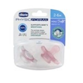 Chicco Chupetes Mini Soft Nena 2 A 6 Meses X2