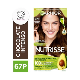Nutrisse Kit Tintura Clasico Tono 67P Mocha Seduccion Color 67P Puro Chocolate