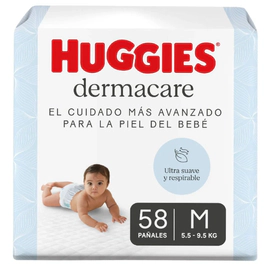 Huggies Pañales Dermacare m (58 Unidades)