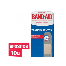 Band-Aid Transparentes 10 Unidades