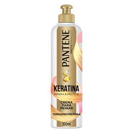 Pantene Crema Para Peinar Termoprotectora Keratina 300 ml
