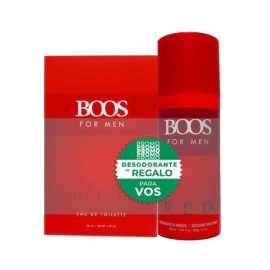 Boos Set Red Edt 100 ml + Deo Tamaño 2 Unid