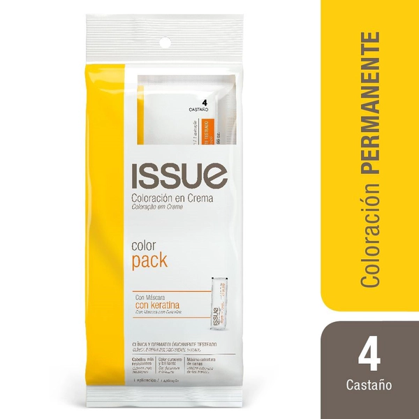 Issue Color Pack Keratina Nº4 Castaño
