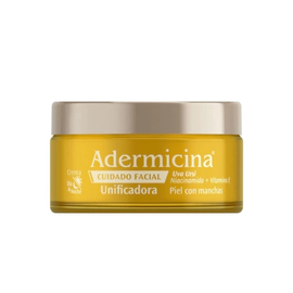 Adermicina Crema Facial Unificadora Uva Ursi Vitamina E 100 g
