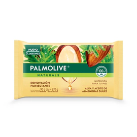 Palmolive Jabon en Barra Naturals Algas Y Almendras (3 x 90)