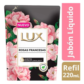Lux Rosas Francesas Jabón Líquido Repuesto x 220 ml