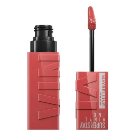 Labial |Maybelline Superstay Vinyl Ink | Color Peachy 15 Espejado