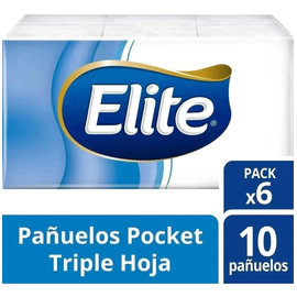 Carilina Elite Soft Touch 6 Paquetes x 10 Unidades