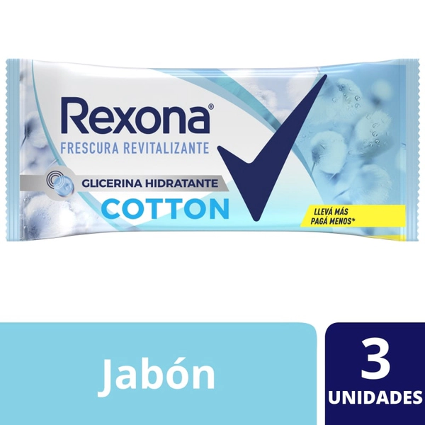 Jabón En Barra Cotton Fresh Pack