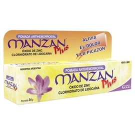 Manzan Plus Pomada Antihemorroidal 34g